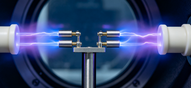 High-Voltage Discharge Electrode Testing