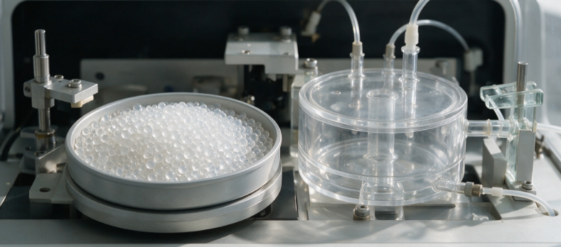 Porous Silica Gel Air Purification Granules Testing
