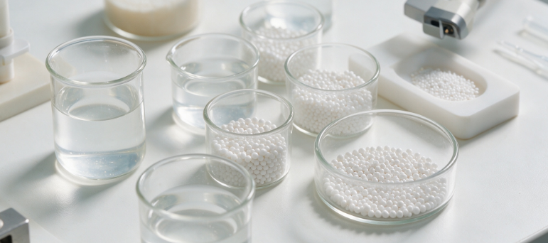 Zirconia (ZrO₂) Microspheres Testing