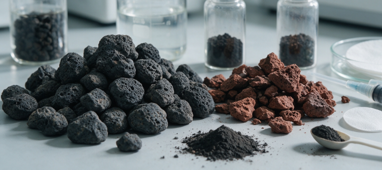Performance Validation of Modified Volcanic Stone Adsorbents