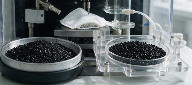 Activated Carbon Adsorbents for Anti‑Smog Respirators Testing