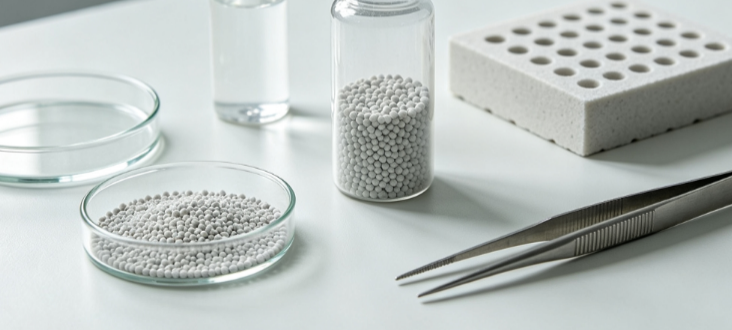 Performance Testing of Silica-Based Granular Adsorbents