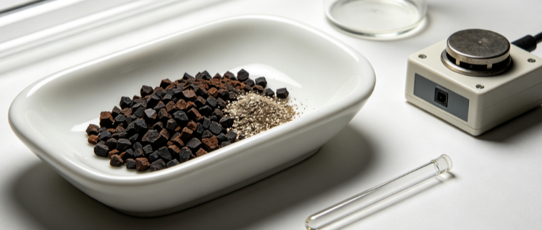 Chemical Characterization of Crystalline Selenium–Iron Composites