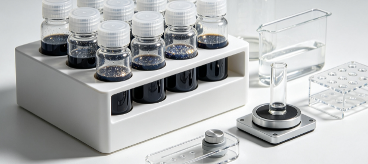 Functional Characterization of Magnetic Silica Nanospheres
