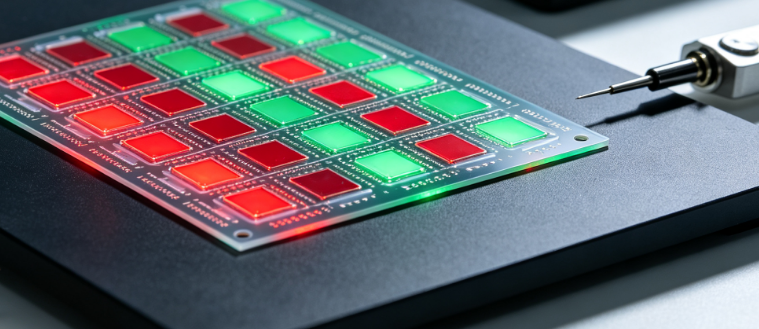 Dual-Color LED Chip Testing